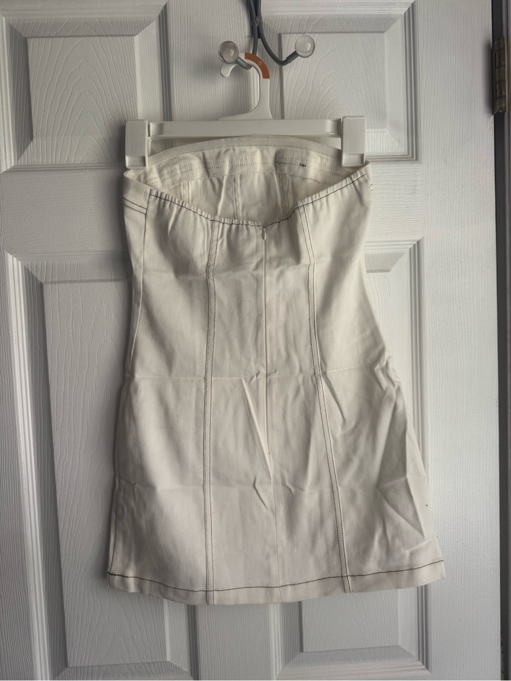 White Fox Wandering Heart Strapless Mini Dress White - Picture 3 of 3
